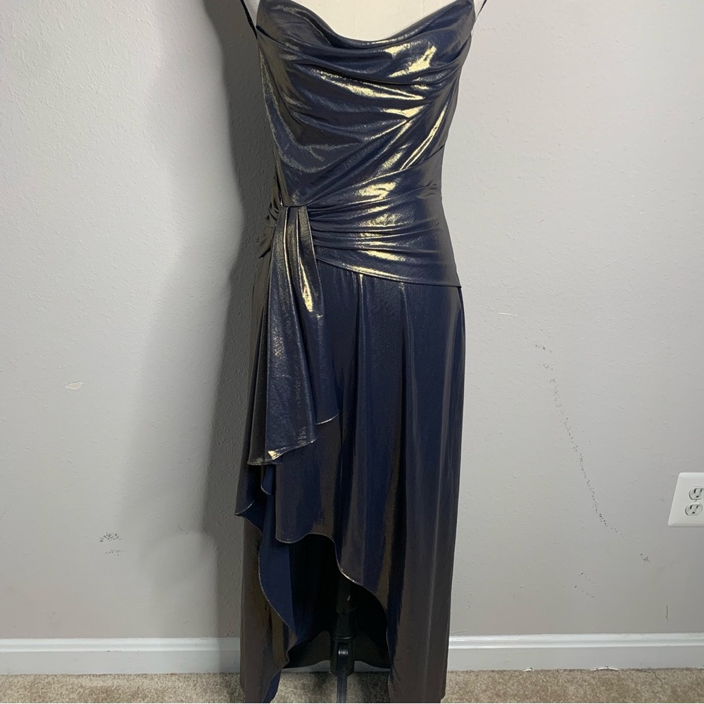 Ever New Shimmering Metallic Midi Dress - Picture 5 of 15
